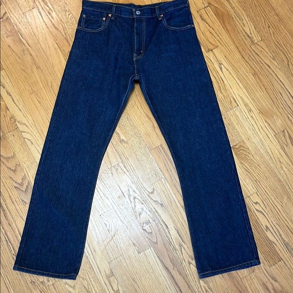 Levi's Other - Levi's 517 Boot Cut Dark Wash Made Aug 2013 Blue Jeans Men's W/34 L/32